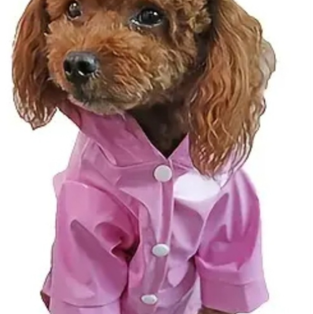 Reflective Pet Raincoat - Waterproof / Breathable Dog Jacket.Size Small